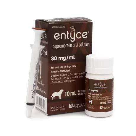 Entyce for Dogs 30mg/mL - 10mL, with 1mL Dosing Syringe Appetite Stimulant