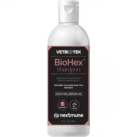 BioHex Shampoo 8 oz for Dogs and Cats