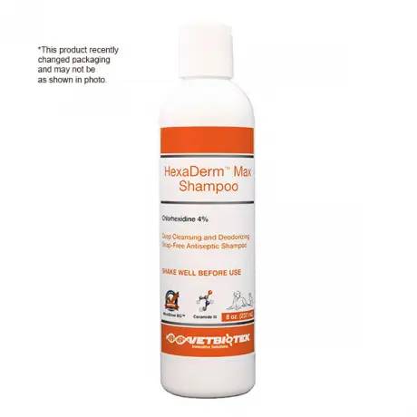 HexaDerm Max 8 oz Shampoo for Dogs and Cats